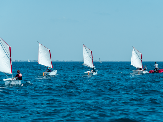 Dériveur solitaire "L'optimist ", 7 à 9 ans - 2026